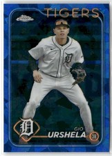 Gio Urshela 2024 Topps Chrome Sapphire Update Detroit Tigers #USCS346