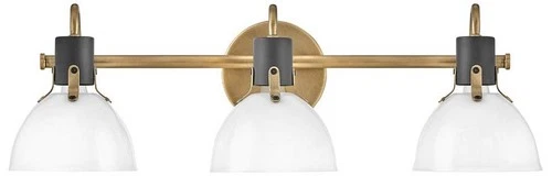 Hinkley Argo 24 1/2" Wide Heritage Brass 3-Light Bath Light - Picture 2 of 10