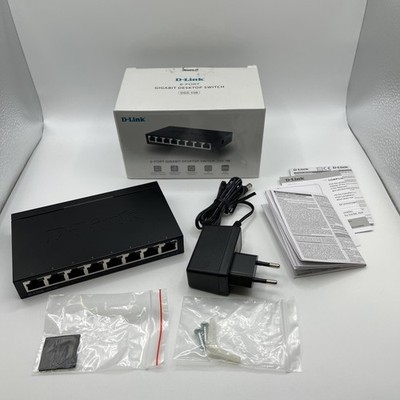 D-Link DGS-108 8-Port Gigabit Desktop Switch