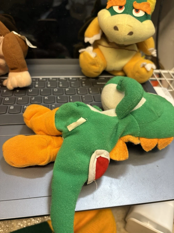Pelúcia N64 BD&A 1997 Super Mario, Donkey Kong, Bowser, Yoshii proprietário original - Imagem 4 de 4