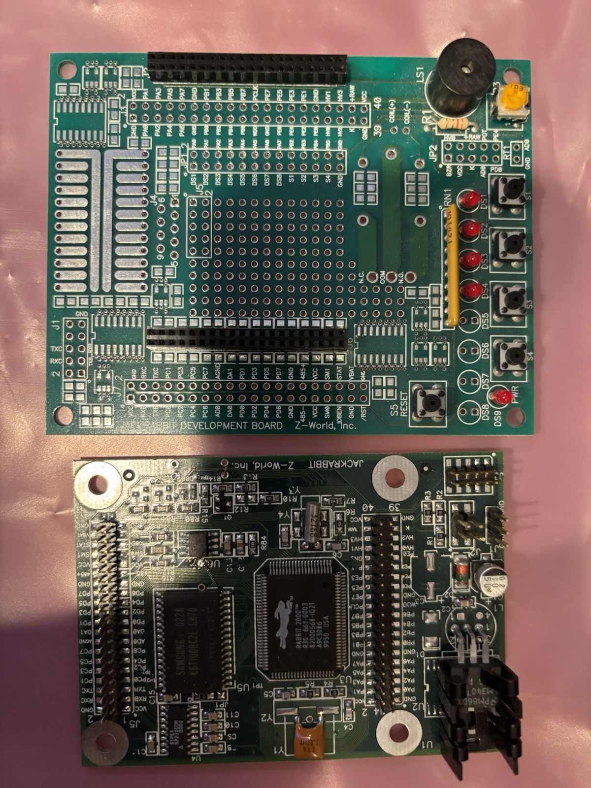Rabbit 2000 Jack Rabbit Dev Kit board with 1 Jack Rabbit BL1800 module ...