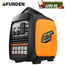 Efurden 2500W Gas generator Inverter, Portable Power Generator Quiet Parallel US