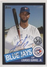 2020 Topps 1985 Baseball Series 2 Black /199 Lourdes Gurriel Jr #85A-LG Auto uk2