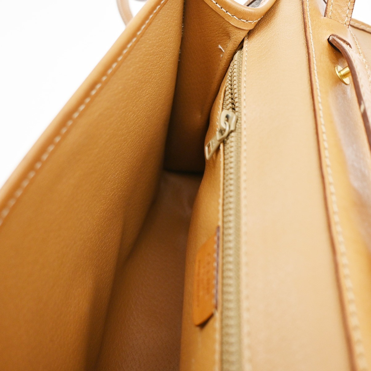 CELINE Logo Macadam Pattern 2Way Shoulder Clutch PVC Leather Brown