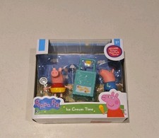 Image of Peppa Pig Ice Cream Time Play Set With Exclusive Peppa & George Figures - New