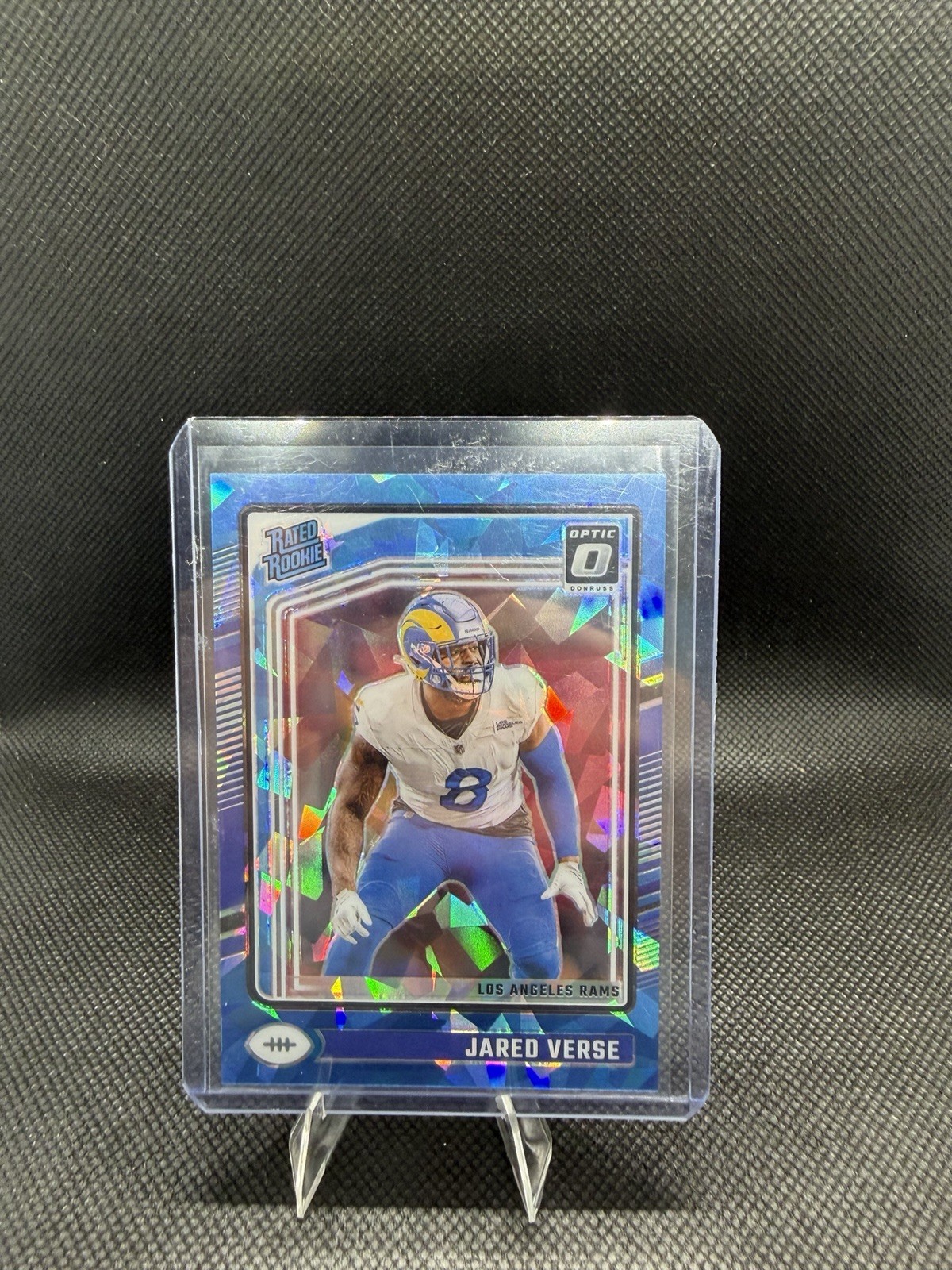 2024 Panini Donruss Optic - Rated Rookie Jared Verse #242 Ice Prizm /15 (RC)