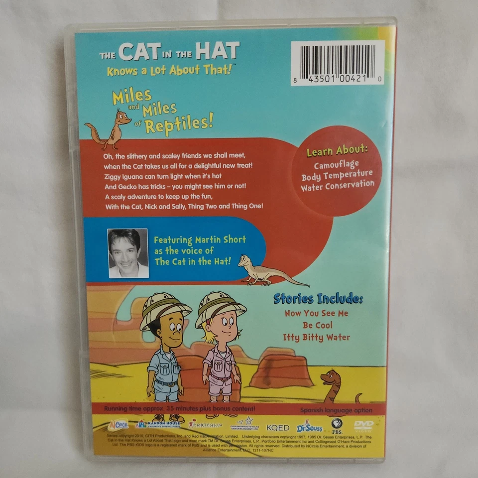 The Cat in the Hat Knows a Lot About That!: Miles and Miles of Reptiles (DVD) - Image 3 of 4
