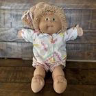 Vintage 1985 Cabbage Patch Doll, Blue Eyed With Tooth And Dimples