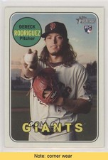 2018 Topps Heritage High Number Dereck Rodriguez #590 READ 0c6