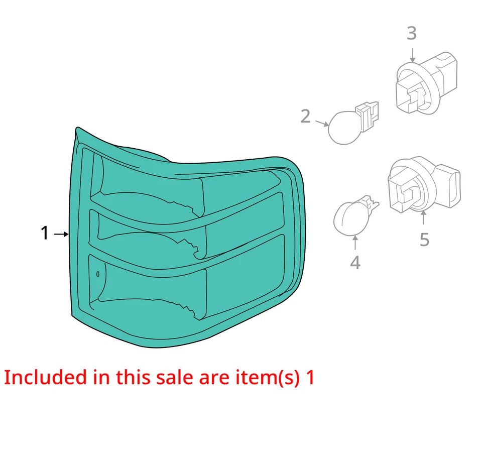 Luz de freno trasera para Ford F150 2005-2009 envío gratuito 7L3Z13404BA OEM Foto 4 de 4
