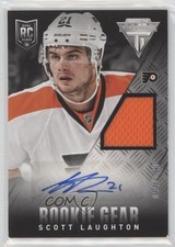 2013 Panini Rookie Anthology Titanium Update Gear /100 Scott Laughton Auto 0i5j