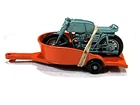 MATCHBOX No38 HONDA MOTORCYCLE & TRAILER MADE IN ENGLAND 1970 LESNEY