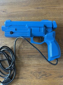 SEGA SATURN Official VIRTUA Gun Blue Light Pistol Cop MK-80311 vintage Blaster