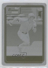 2006 Bowman Prospects Printing Plate Cyan 1/1 Brandon Roberts #B98 0b2