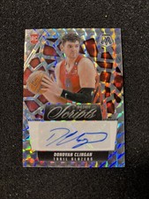 2024-25 Panini Mosaic Donovan Clingan #RS-CLG Rookie RC Scripts Silver Auto