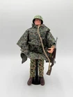 Vintage 1964 GI Joe Action Talking Marine with Rain Poncho and Accessories