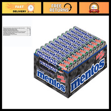 Chewy Licorice Mint Dragees - 1.32 oz Rolls, Bulk Pack of 40, Fresh Candy Treats