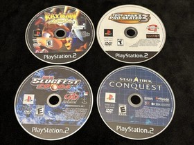 Tested PlayStation 2 PS2 Video Game Bundle Lot Rayman Tony Hawk Star Trek MLB