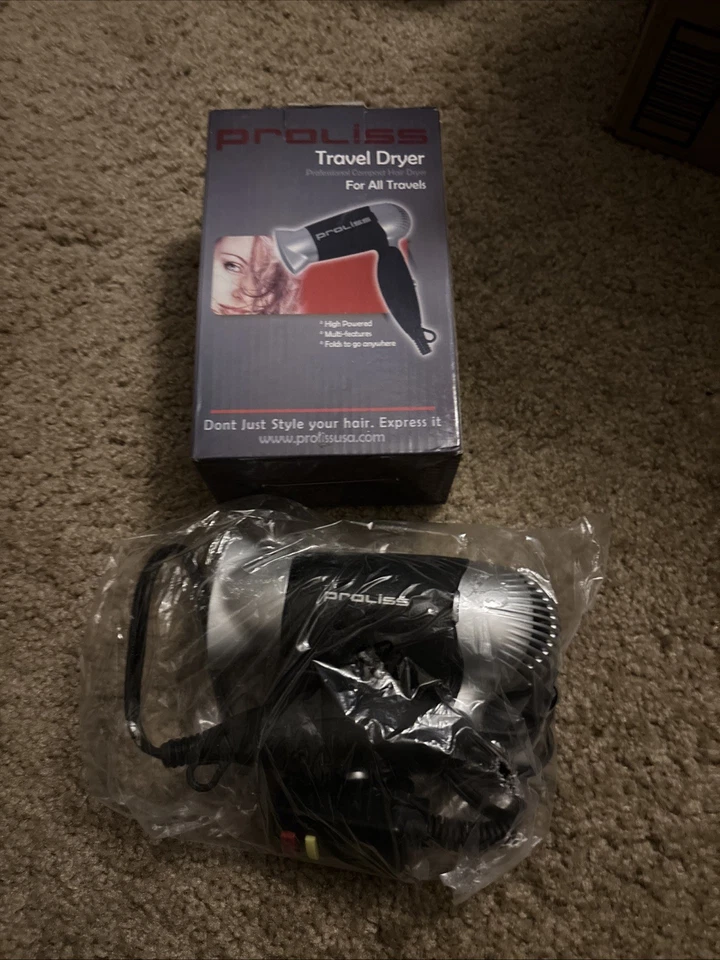 NUEVO - Secador de pelo de viaje con mango plegable Proliss - 3 ajustes de calor Foto 4 de 4
