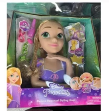 [Just Play] Disney Princess Deluxe Rapunzel Styling Head - New - Box Damaged