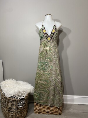 english factory stripe sleeveless maxi dress English Factory