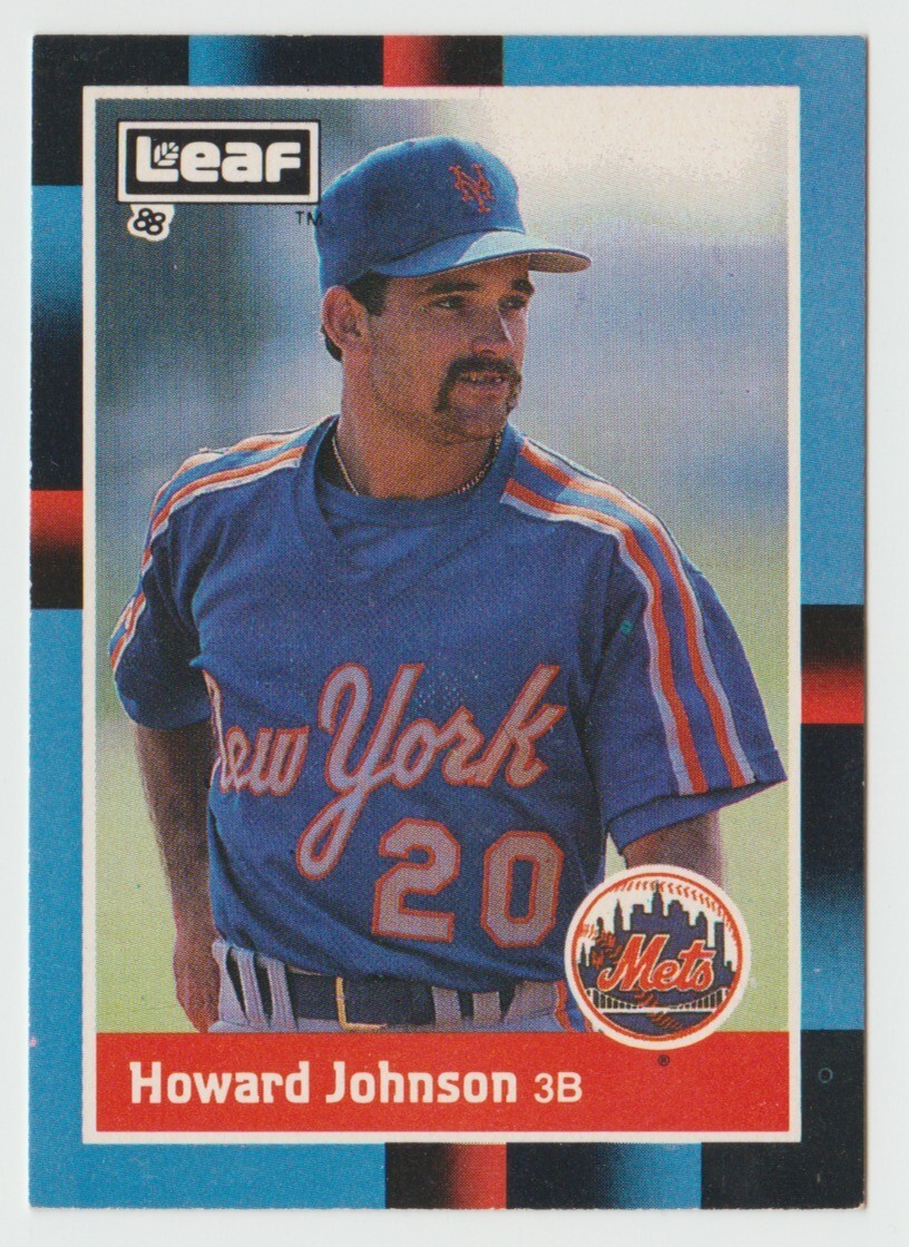 1988 Leaf Baseball #238 Howard Johnson - New York Mets
