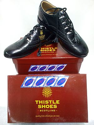 thistle ghillie brogues