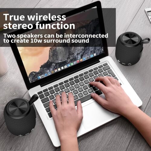 Portable 5.2 Bluetooth Speaker 360 HD Surrounding Sound IPX7 Waterproof Speaker - Picture 4 of 19