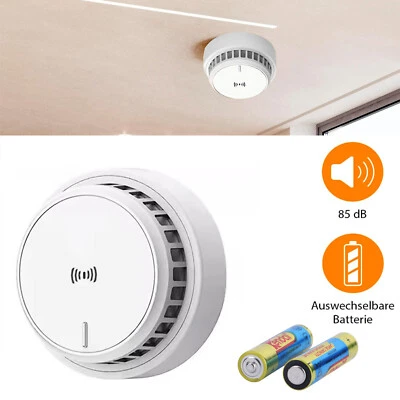 NOTIFIER Rauchmelder 5 Jahre Batterie Feuerwarnung Feuermelder Brandmelder Alarm Weiß DHL