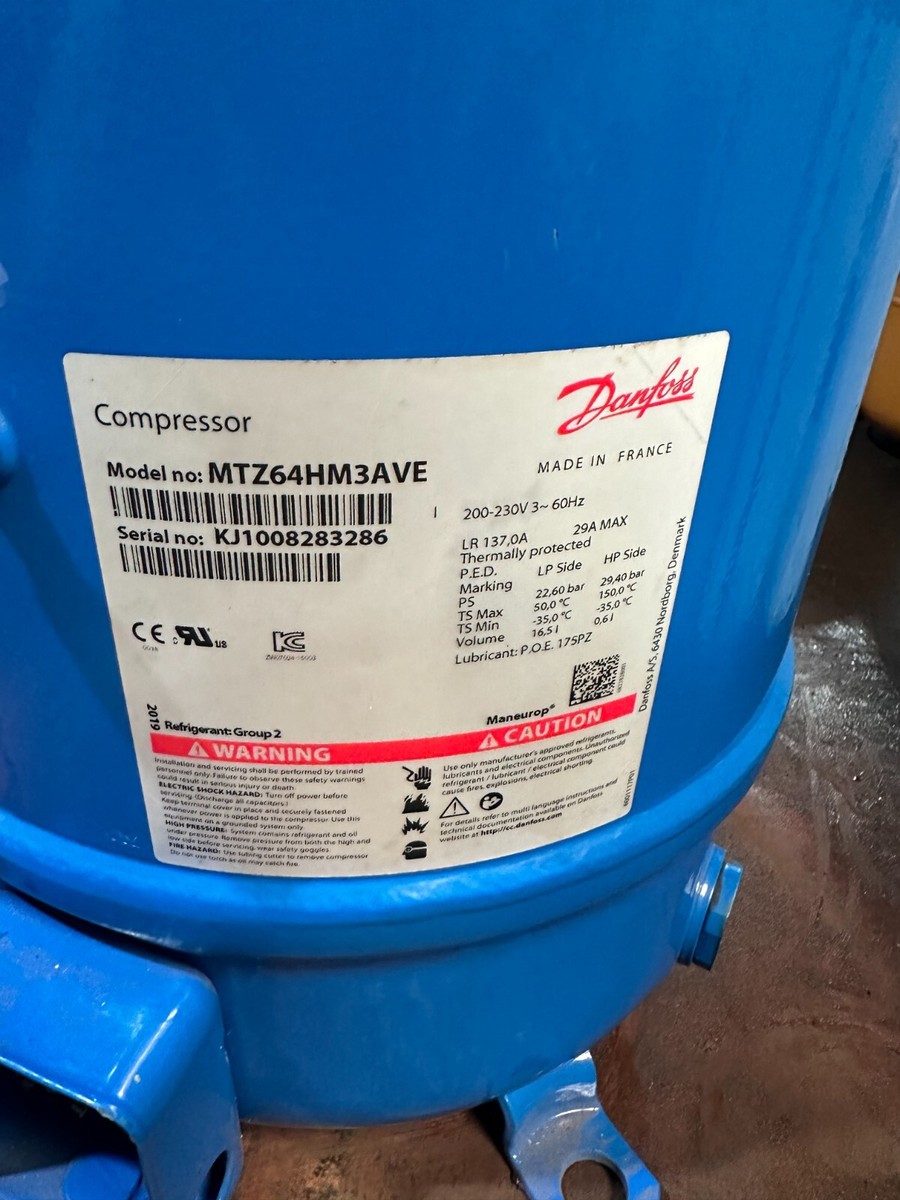 Danfoss Hermetic compressor MTZ64HM3AVE | eBay