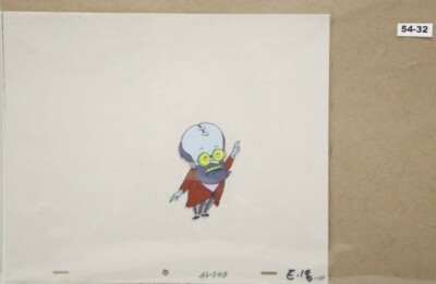 Beetlejuice Original Production Drawing And Cel 54-32 Used Cond.