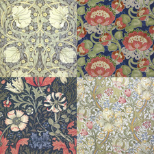 4 x MIXED  Napkins/33cm/3Ply/Decoupage/Patterns/Flowers/William Morris/JH Dearle