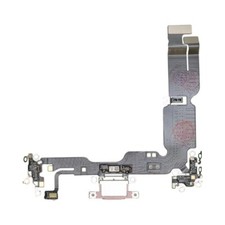 Flex Cable Charge Port Assembly for Apple iPhone 15 Plus Pink Premium Charging