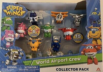 Super Wings Airport Crew Collector Pack (15 Figures)