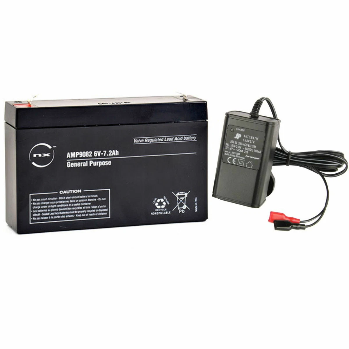 6v 7ah battery charger sales for ride on toy cars