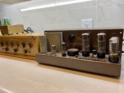 Very Rare Marantz Model 1 & 2, Tube Mono Amp & Preamp Pair. First