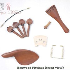 Full Set New High Quality Boxwood Violin Parts For 4/4 Violin Free shipping 