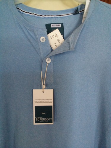 Herren T-Shirt, hellblau, Gr. S (Small) von SUPERSOFT, NEU mit Etikett - Bild 4 von 5