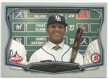 Garrett Whitley Tampa Bay Rays 2015 Bowman Draft Draft Night
