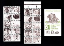 1981 US Booklet or Pane BK137/1889a! MNH American Wildlife! Cougar BV$12.50/$20