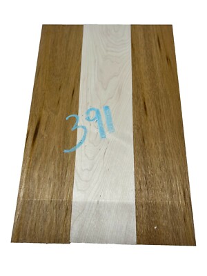Ahorn + Afrikanische Mahagoni Elektrisch / E-Bass Körper Blank, 3 Teile Geklebt