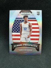 2020-21 Panini Prizm Draft Picks James Wiseman Silver Global Prospects Warriors