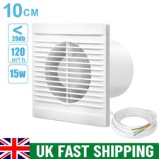 4 inch Ventilation Extractor Exhaust Fan Blower Window Wall Kitchen Bathroom