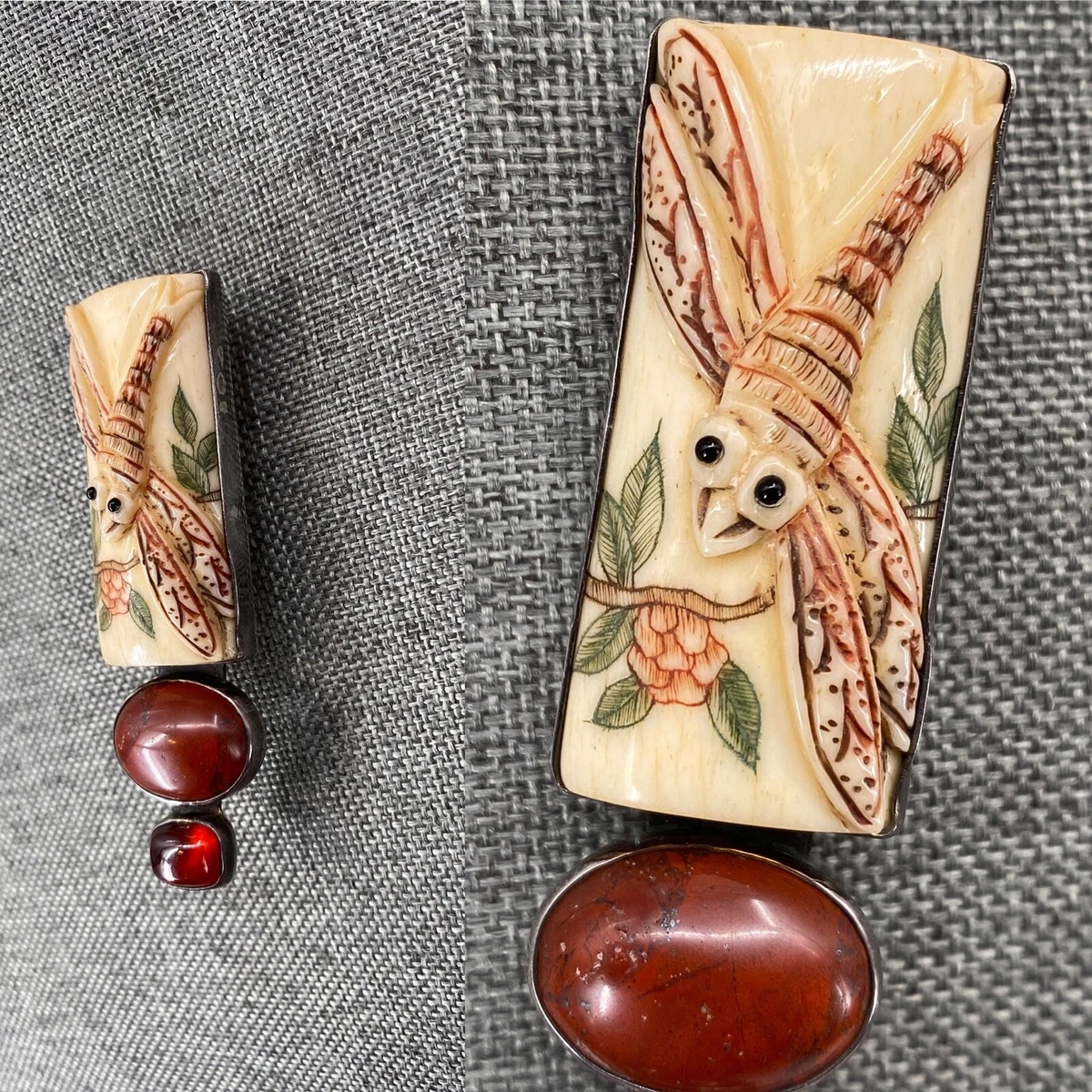 Amy Kahn Russell Carved Bone Jewelry