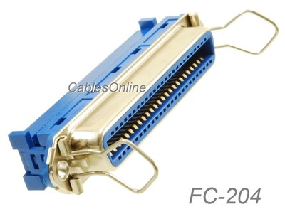 Centronics 50-Pin IDC Type Female CN50 Crimp Connector for Ribbon Cable