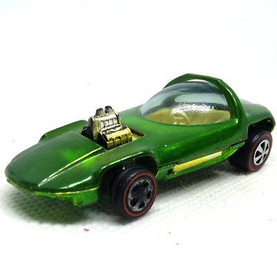 Hot Wheels Redline Silhouette Car 1967 Light Green White Interior