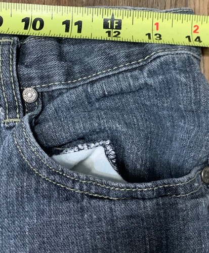 Brooklyn Express Wide Leg Jeans Blue Denim Embroidered Boys 16 Hip Hop Street - Picture 6 of 10