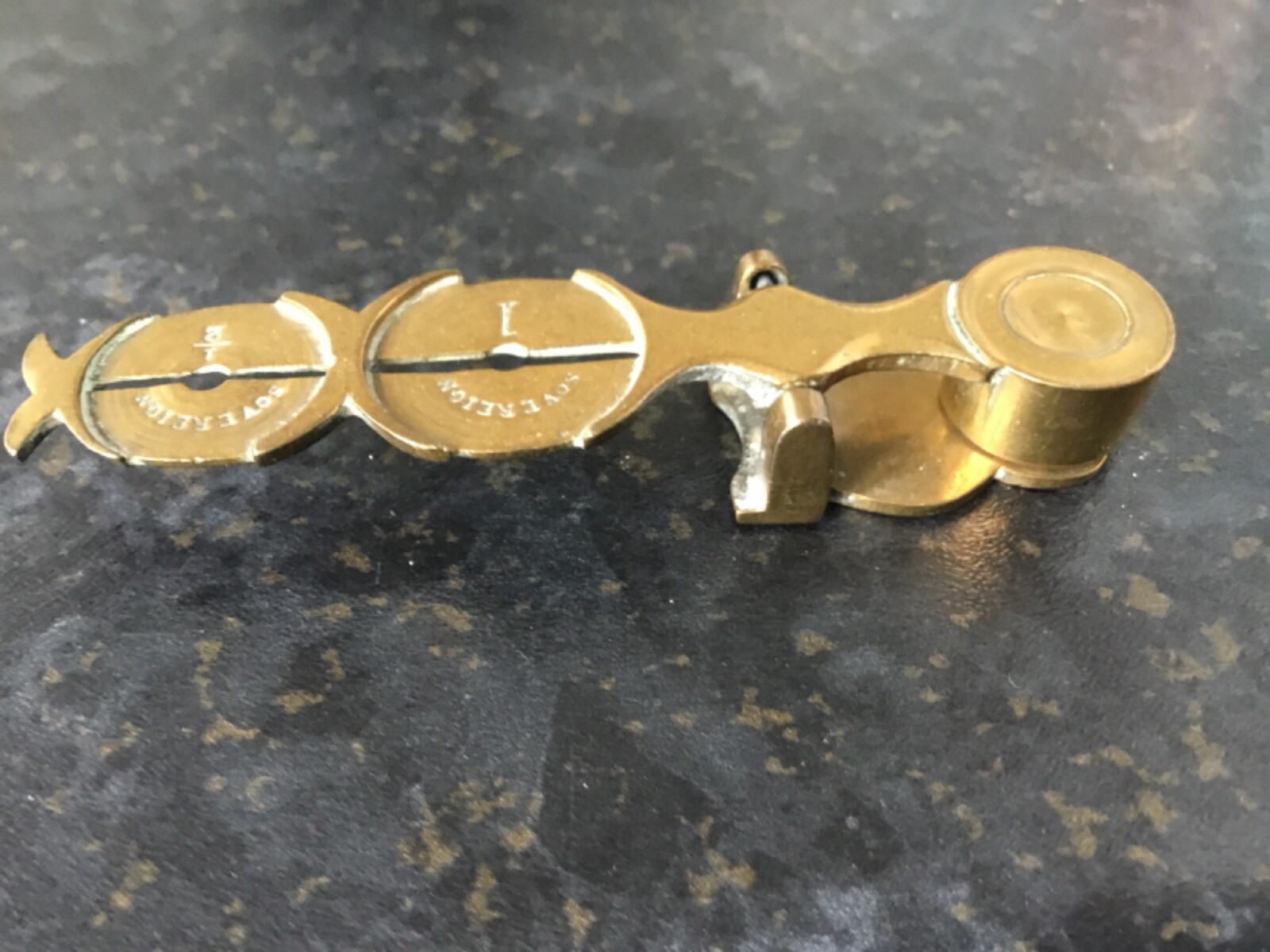 Vintage Brass SOVEREIGN Balance/Rocker Scale For Full Sovereign & 1/2