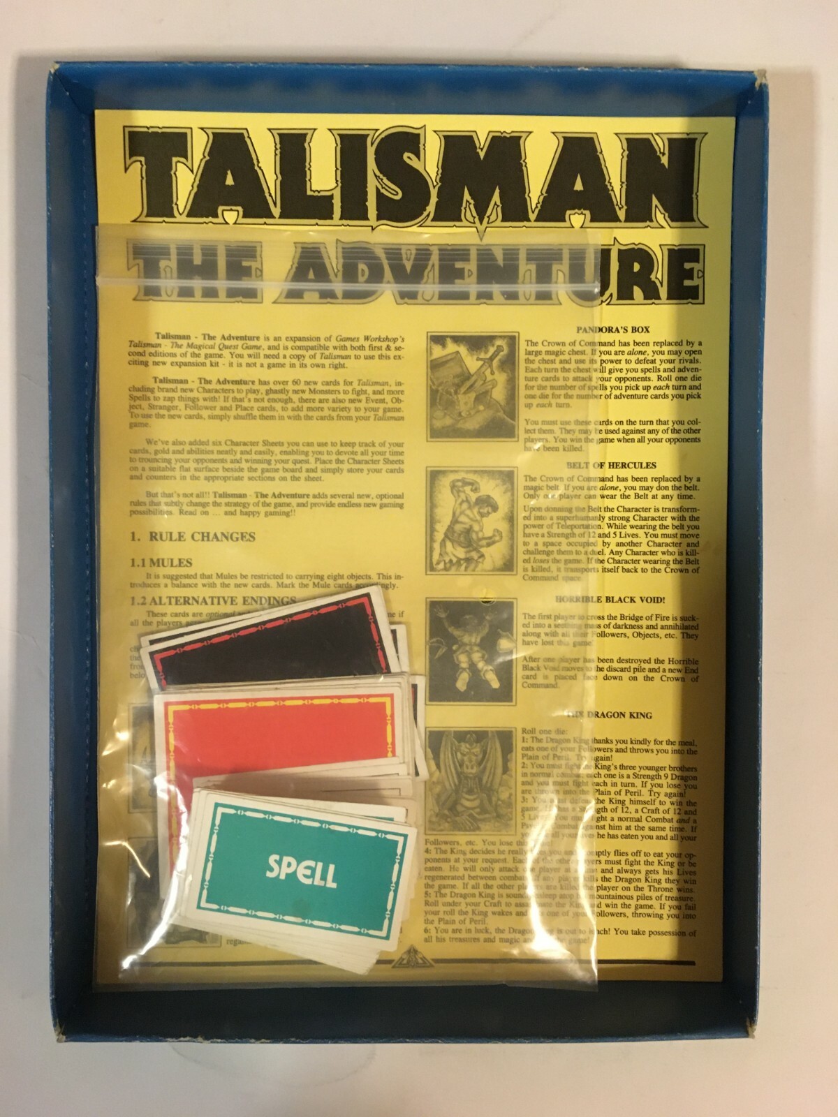 TALISMAN 2ND EDITION + ADVENTURE + EXPANSION SET BOARDGAME GAMES WORKSHOP |  eBay