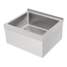Commercial Wall-mounted Mop Sink Stainless Steel Floor Mop Sink Rectangular
